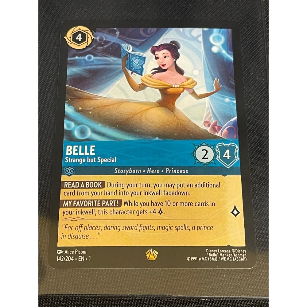 Disney Lorcana Belle Card Nice Shape (1 of 2)