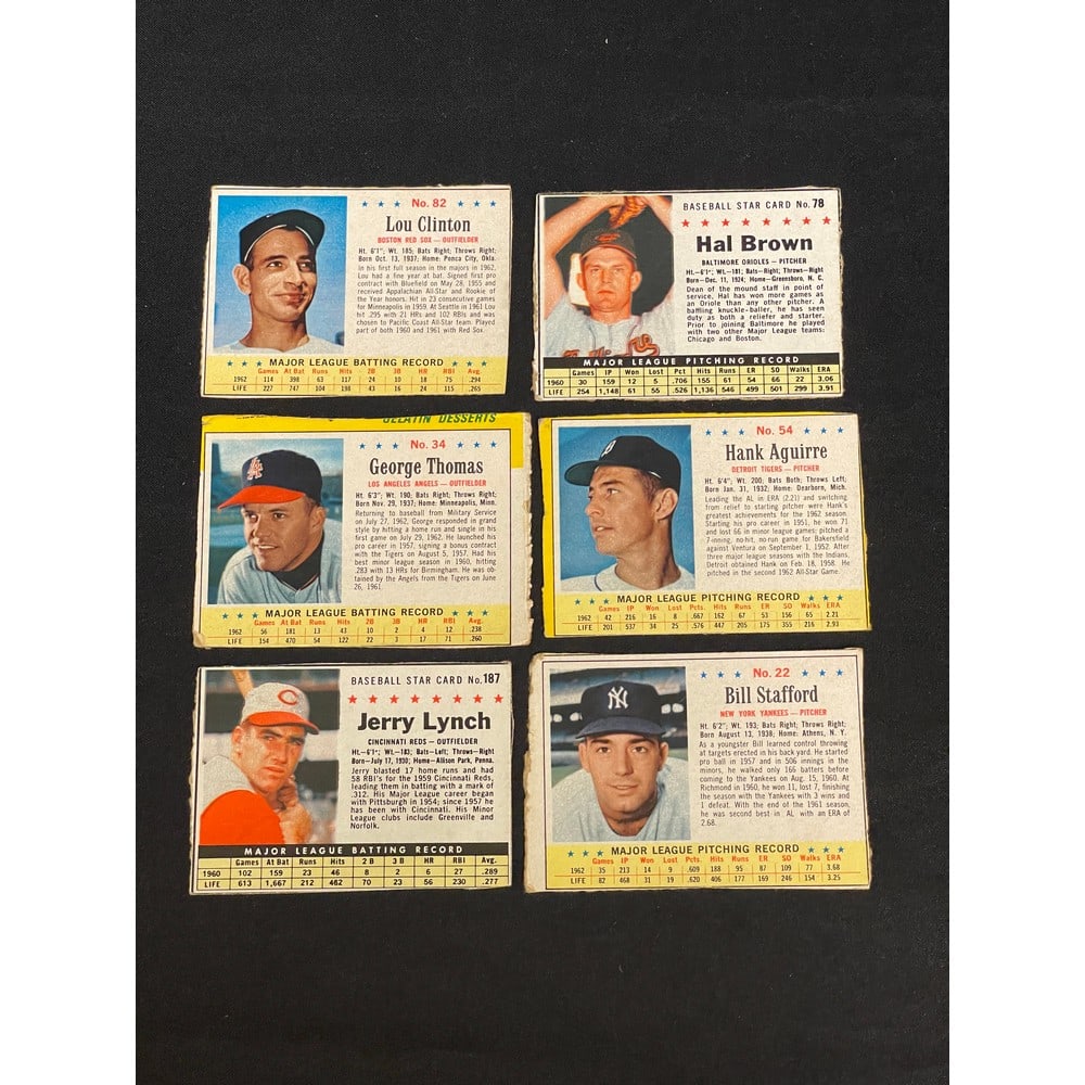 (18) 1960's Post Cereal Baseball Cards (1 of 2)