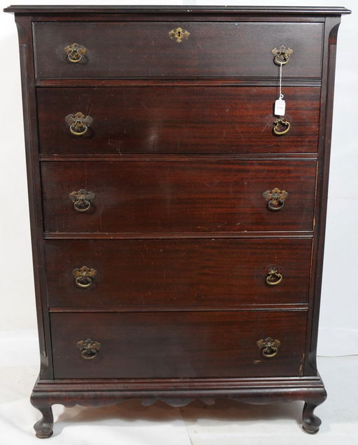 190 West Michigan Furniture Company Five Drawer Mahoga Nov 24