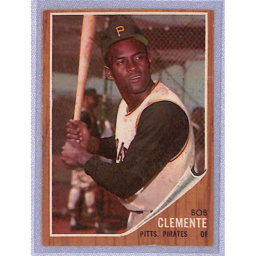 1962 Topps Roberto Clemente Crease Free (1 of 2)