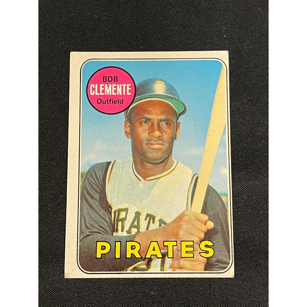 1969 Topps Roberto Clemente Crease Free (1 of 2)