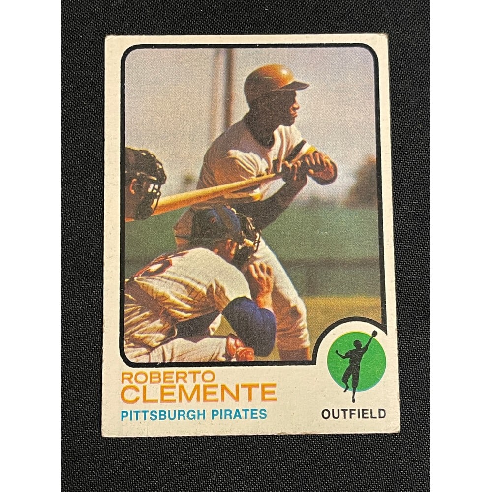 1973 Topps Roberto Clemente Crease Free (1 of 2)
