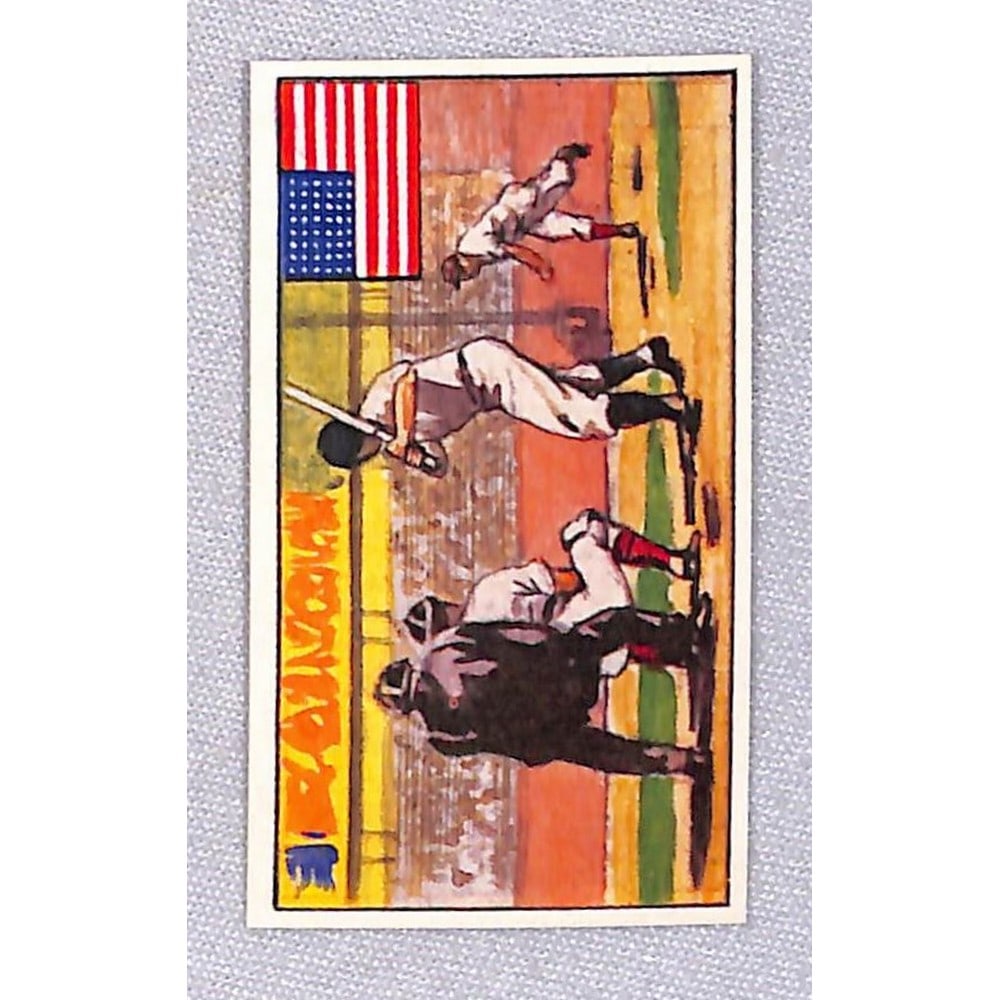 Vintage Dickson Babe Ruth Batting Baseball Card (1 of 2)