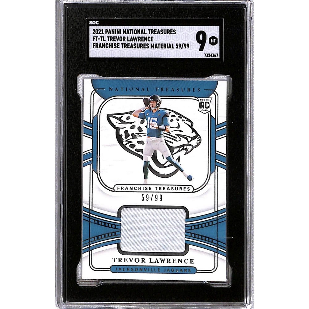 2021 National Treasures Trevor Lawrence Rc/jersey (1 of 2)