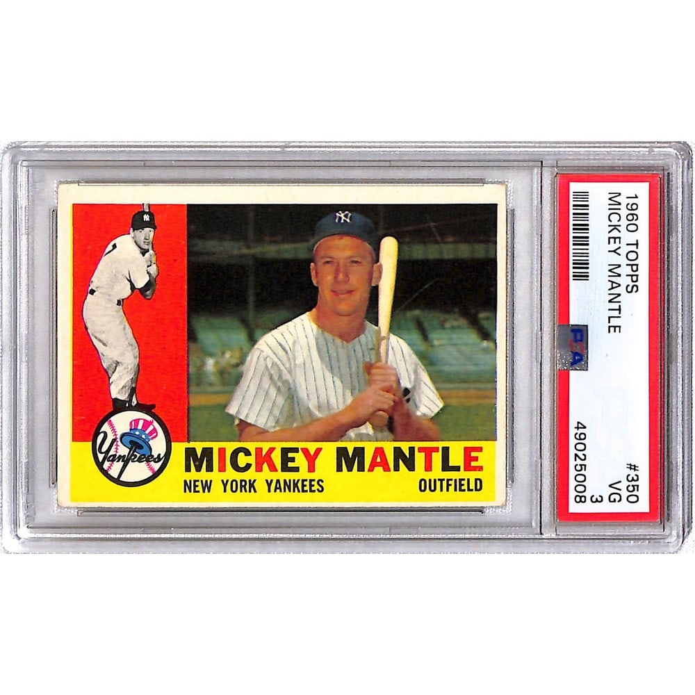 1960 Topps Mickey Mantle Psa 3 (1 of 2)