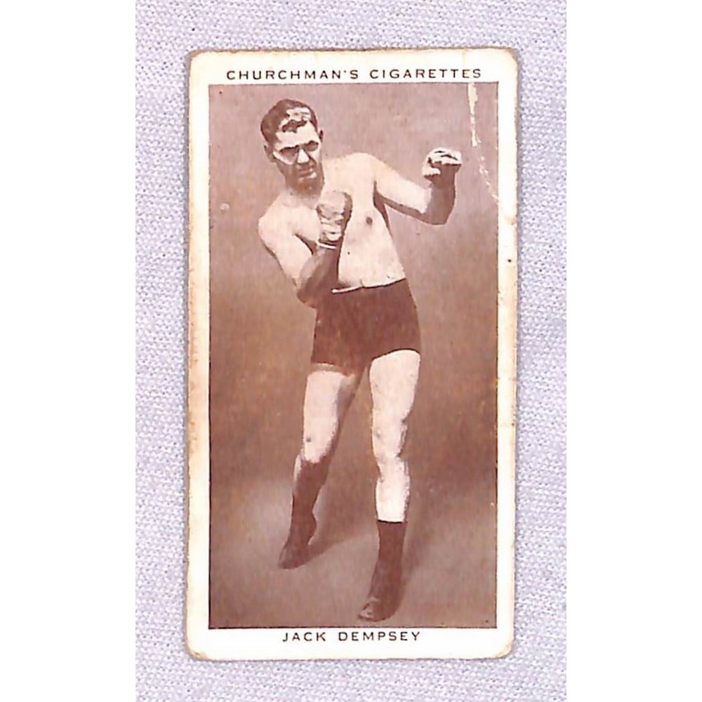 1928 Churchman Boxing Jack Dempsey (1 of 2)