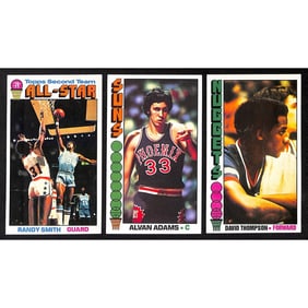 (5) High Grade 1976 Topps Basketball Big Boys