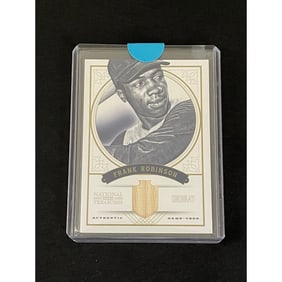 2012 National Treasures Frank Robinson Bat Card