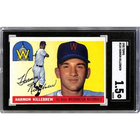 1955 Topps Harmon Killebrew Rookie Sgc 1.5
