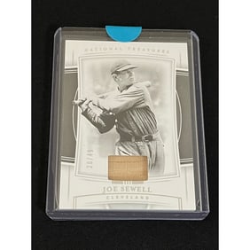 2020 National Treasures Joe Sewell Bat Card 20/49