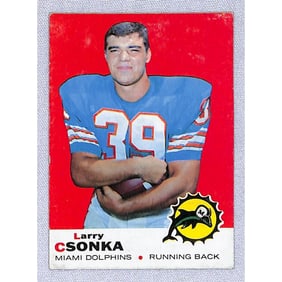 1969 Topps Crease Free Larry Csonka Rookie