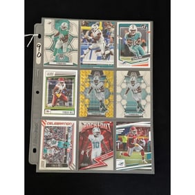 (20) Tyreek Hill Cards With Inserts