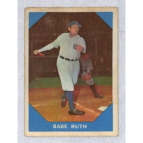 1960 Fleer Babe Ruth Card