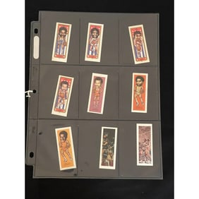 (9) Vintage Nabisco Basketball Cards