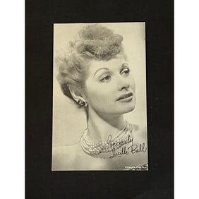 Lucille Ball Vintage Exhibit Rookie Card