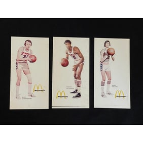 (6) 1975-76 Mcdonald's 76ers Set