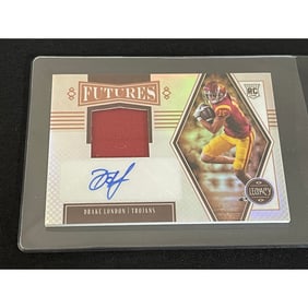 2022 Panini Drake London Rookie Auto Patch 77/199