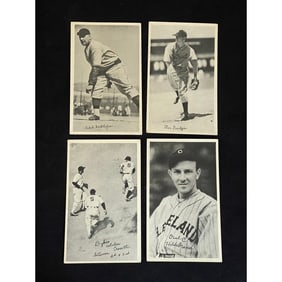 (4) 1930 Goudey Chicle Baseball Cards