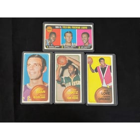 (7) 1960-70 Topps Basketball Cards
