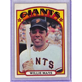 1972 Topps Willie Mays