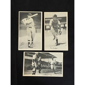 (4) 1930 Goudey Chicle Baseball Cards