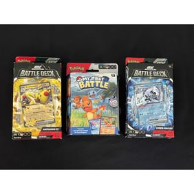 (3) Sealed Pokemon Battle Decks/battle Boxes