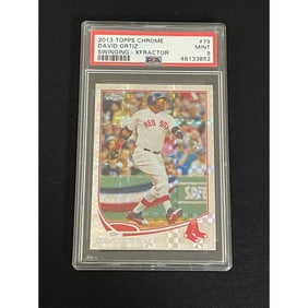 2013 Topps Chrome Xfractor David Ortiz Psa 9