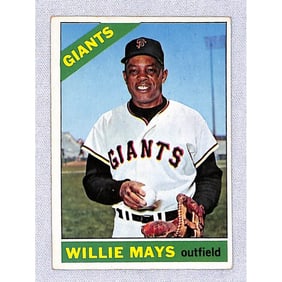1966 Topps Willie Mays Ex