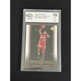 2003 Ud Lebron James Rookie Bccg 10