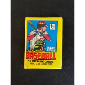 1979 Topps Baseball Full Wax Pack