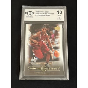 2003 Ud Lebron James Rookie Bccg 10