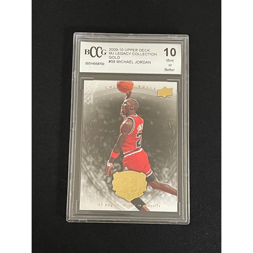2009-10 Ud Gold Michael Jordan Bccg 10 (1 of 2)