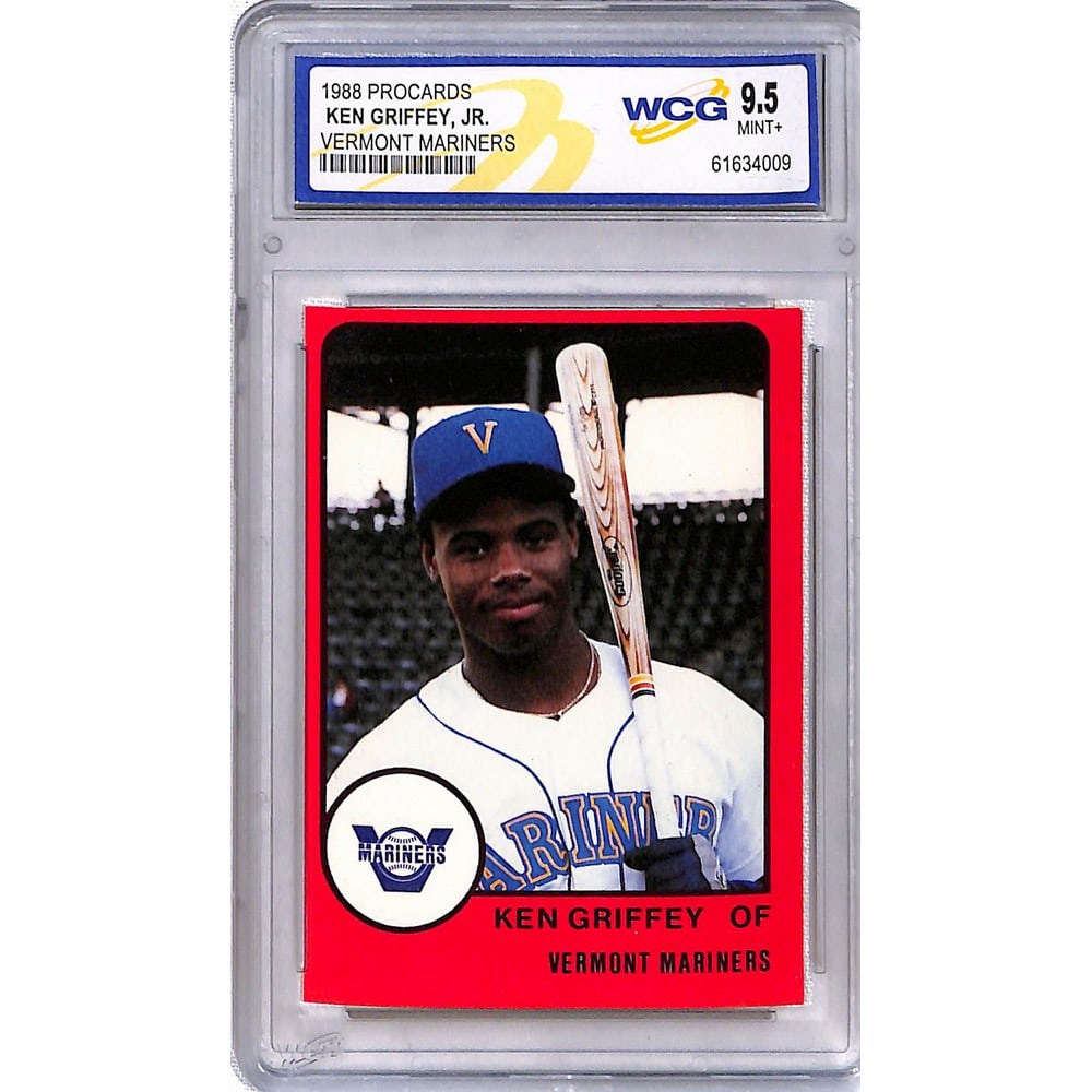 1988 Procards Ken Griffey Jr. Vermont Mariners (1 of 2)