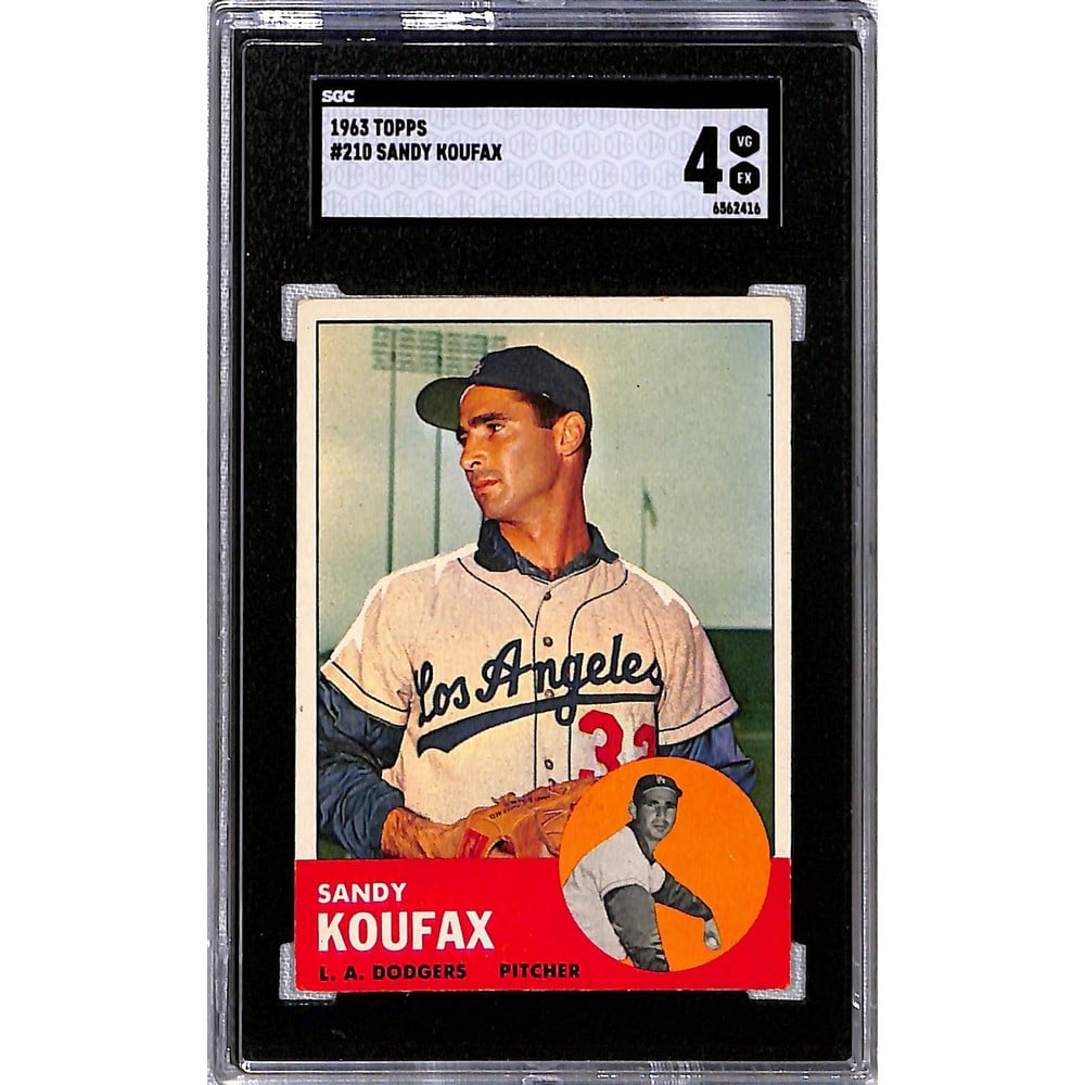 1963 Topps Sandy Koufax Sgc 4 (1 of 2)