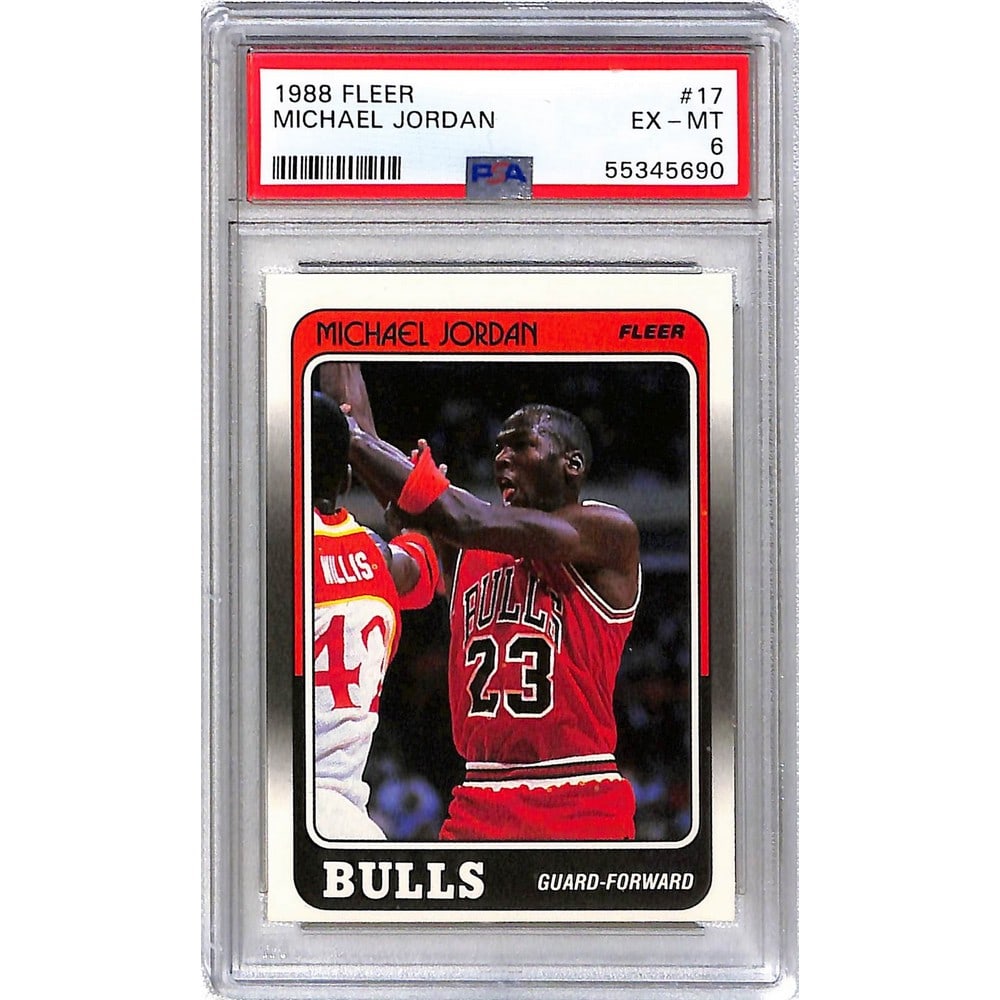 1988 Fleer Michael Jordan Psa 6 (1 of 2)