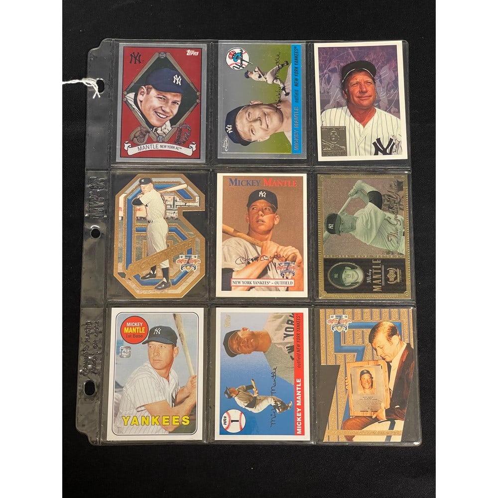 (9) Different Mickey Mantle Insert Cards (1 of 2)