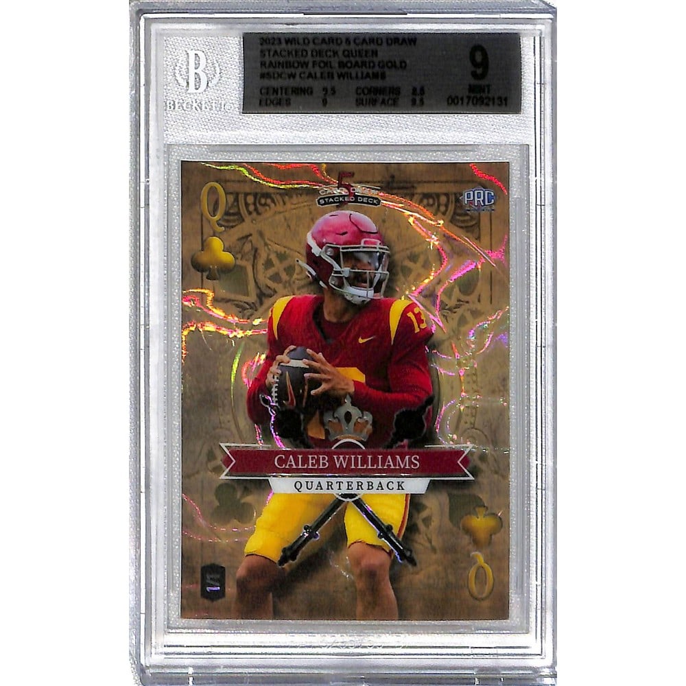 2023 Rainbow Foil Caleb Williams Rc 1 Of 1 Bgs 9 (1 of 2)