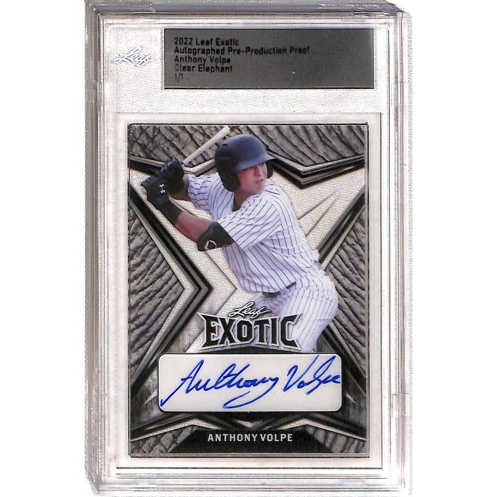 2022 Leaf Anthonu Volpe Clear Elephant Auto 1/1 (1 of 2)