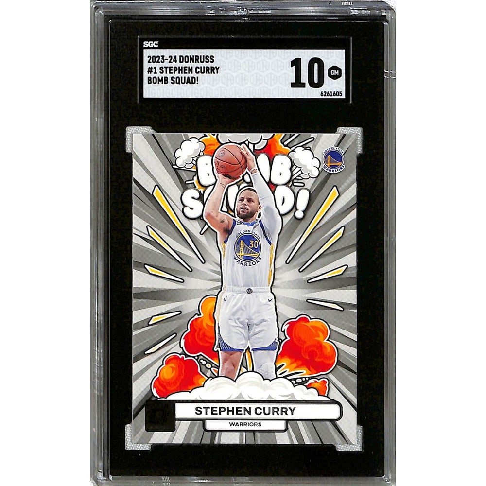 2023-24 Donruss Stephen Curry Bomb Squad Sgc 10: 2023-24 Donruss Stephen Curry Bomb Squad Sgc 10