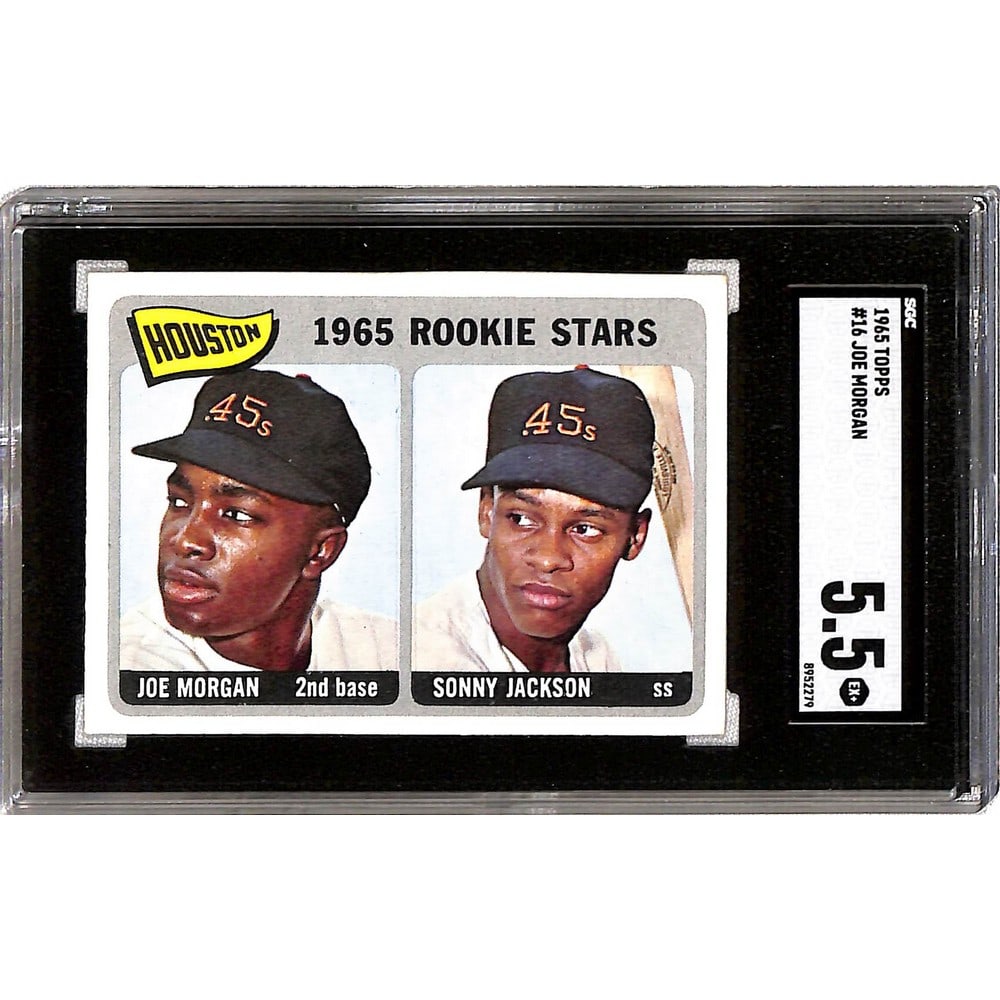 1965 Topps Joe Morgan Rookie Sgc 5.5 (1 of 2)
