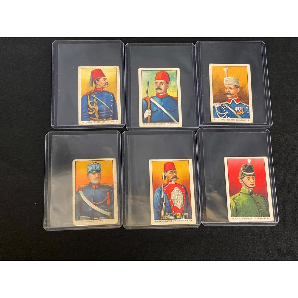 (12) Fez Cigarettes World Leader/miltary Cards: (12) Fez Cigarettes World Leader/miltary Cards