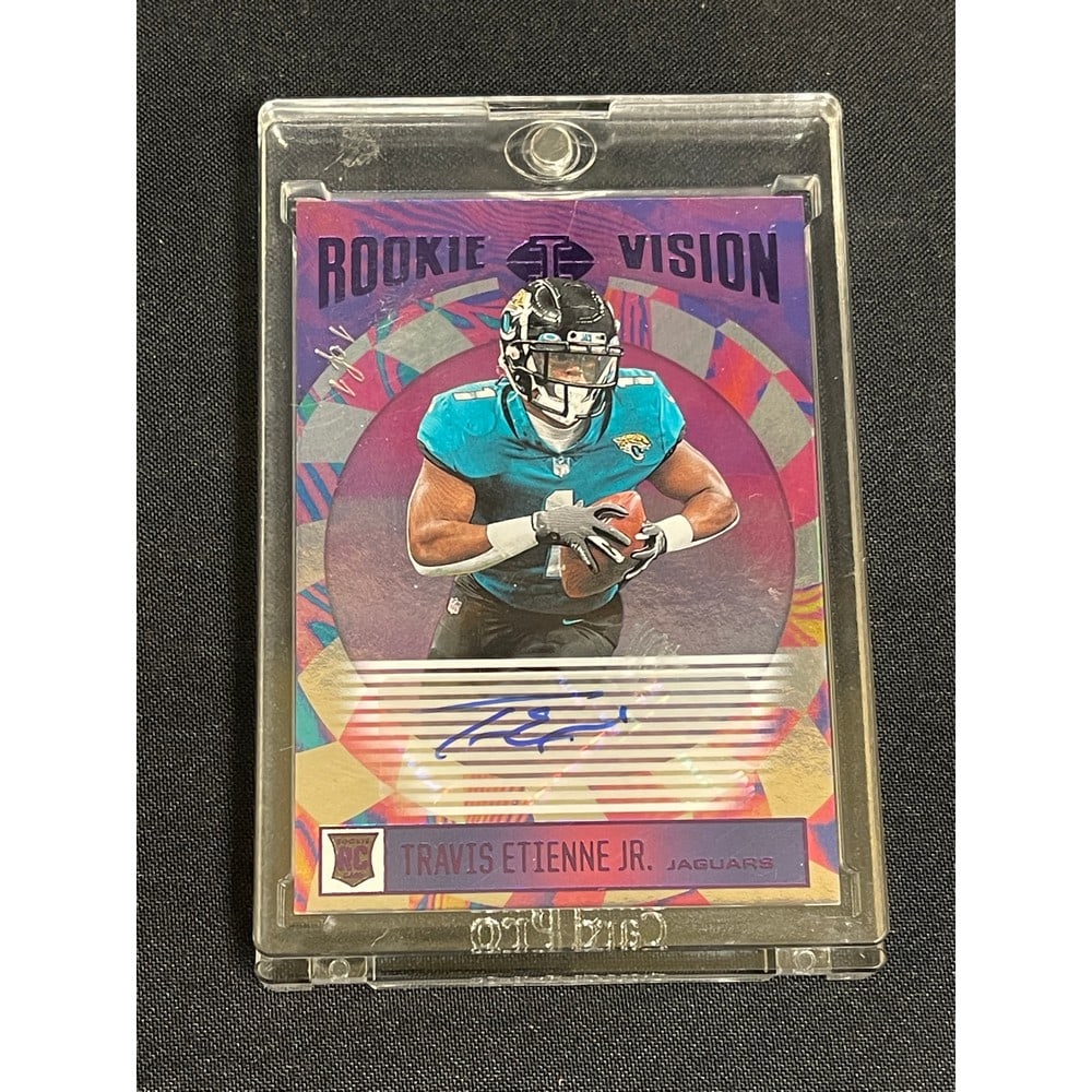 2021 Illusions Travis Etienne Rookie Auto 1 Of 1 (1 of 2)