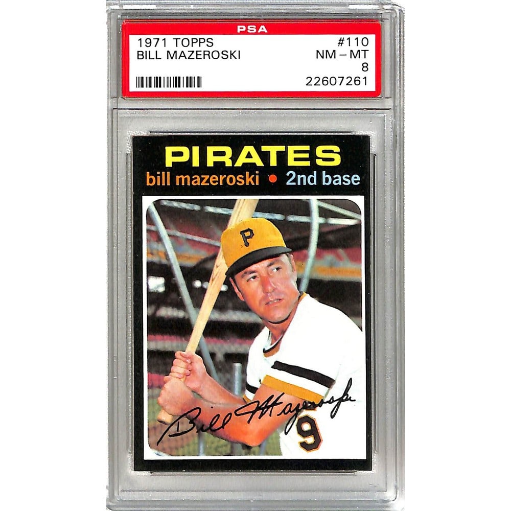 1971 Topps Bill Mazeroski Psa 8 (1 of 2)