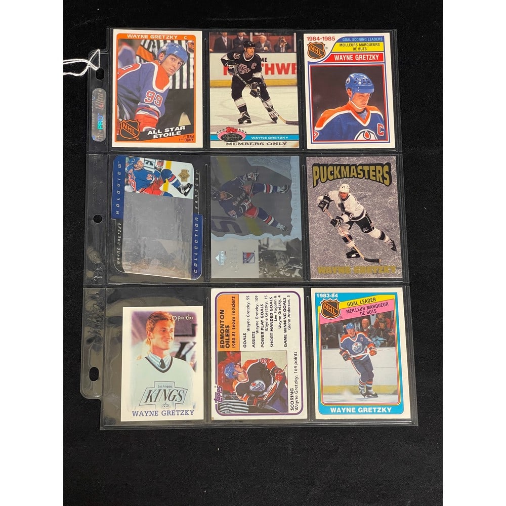 (9) Different High Grade Wayne Gretzky Cards (1 of 2)