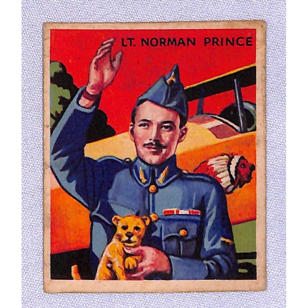 1933 Goudey Skybirds Crease Free Norman Prince: 1933 Goudey Skybirds Crease Free Norman Prince