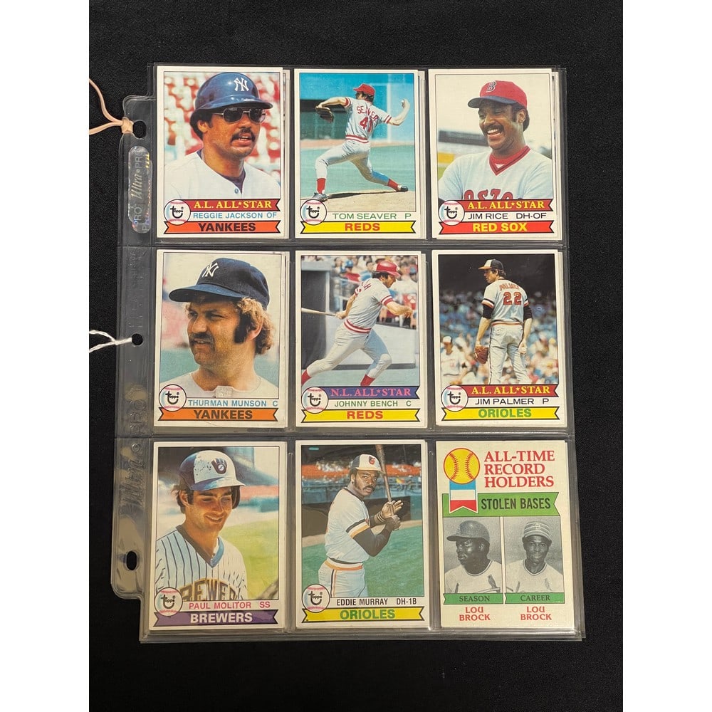 (18) 1979 Topps Baseball Stars (1 of 2)