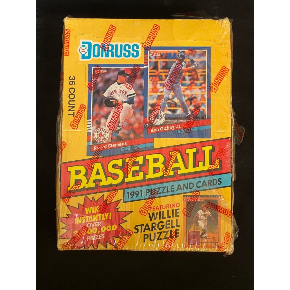 1991 Donruss Baseball Sealed Wax Box (1 of 1)