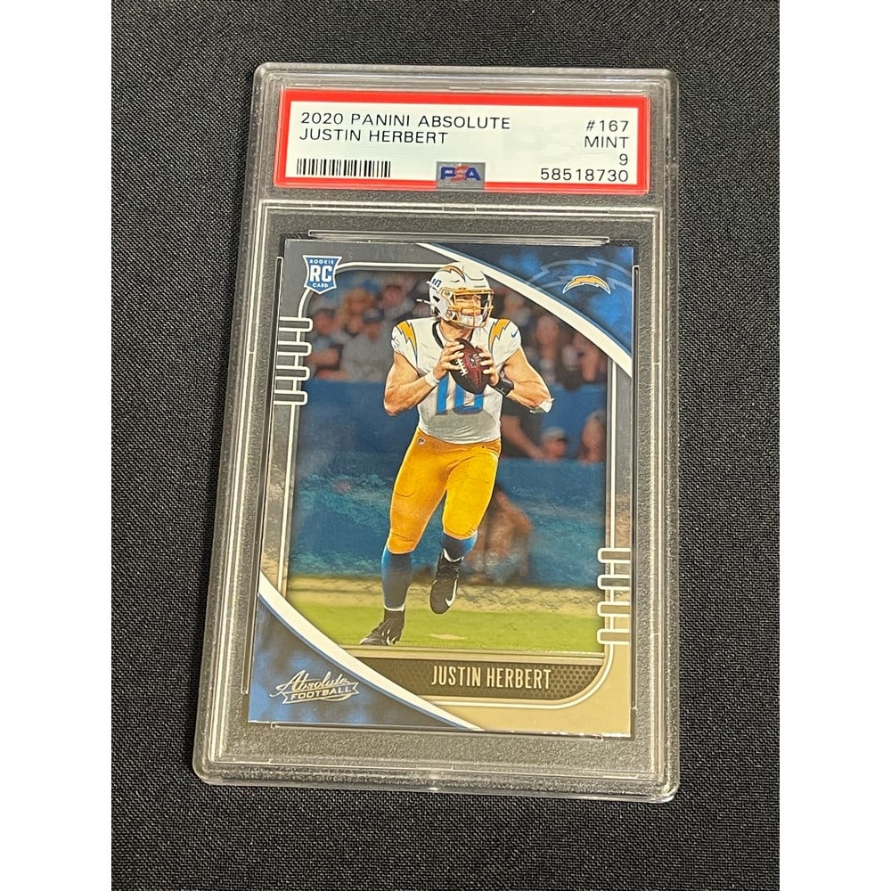 2020 Absolute Justin Herbert Rookie Psa 9 (1 of 2)