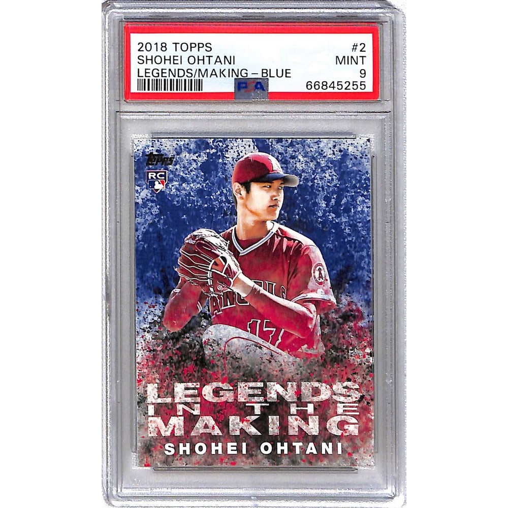 2018 Topps Blue Legends Shohei Rc Ohtani Psa 9 (1 of 2)