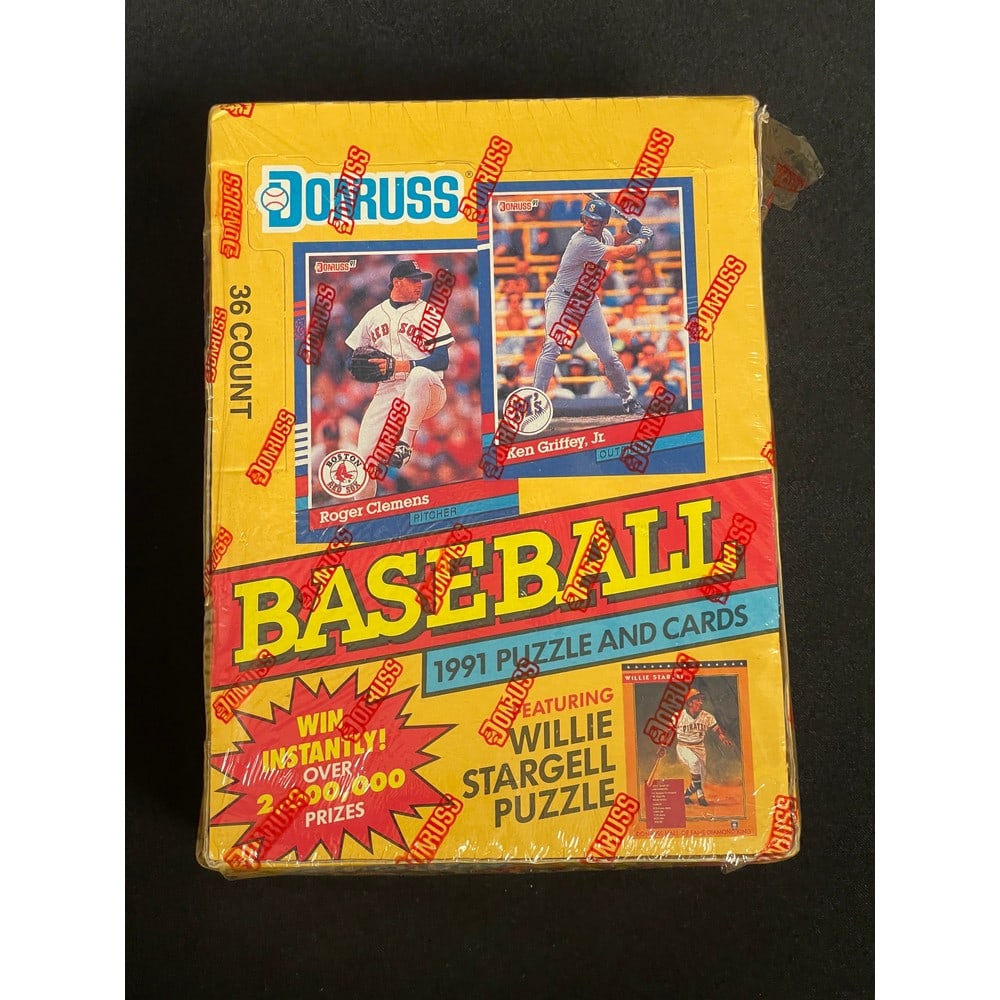 1991 Donruss Factory Sealed Baseball Wax Box (1 of 1)